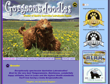 Tablet Screenshot of gorgeousdoodles.com
